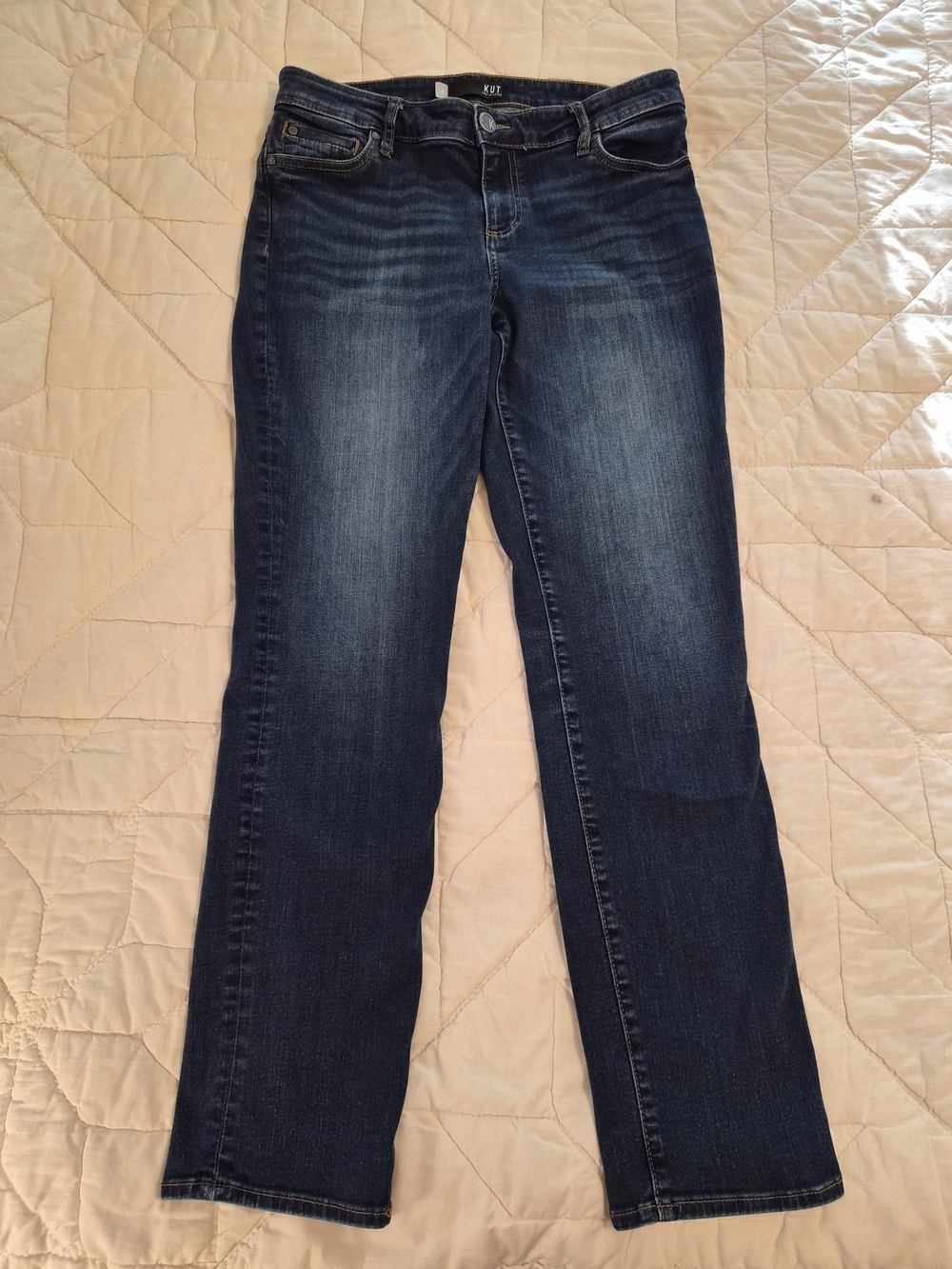 Kut - Mid Rise Straight Leg Jeans- Size 8